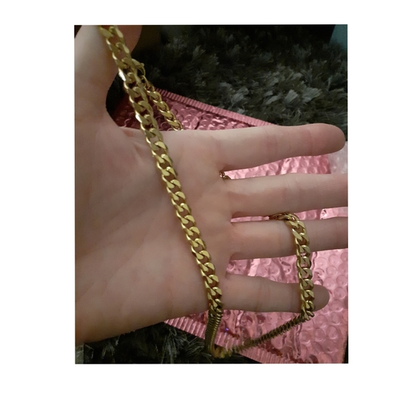 😍New High Quality Gold Chain Link Necklace - Picture 6 of 9